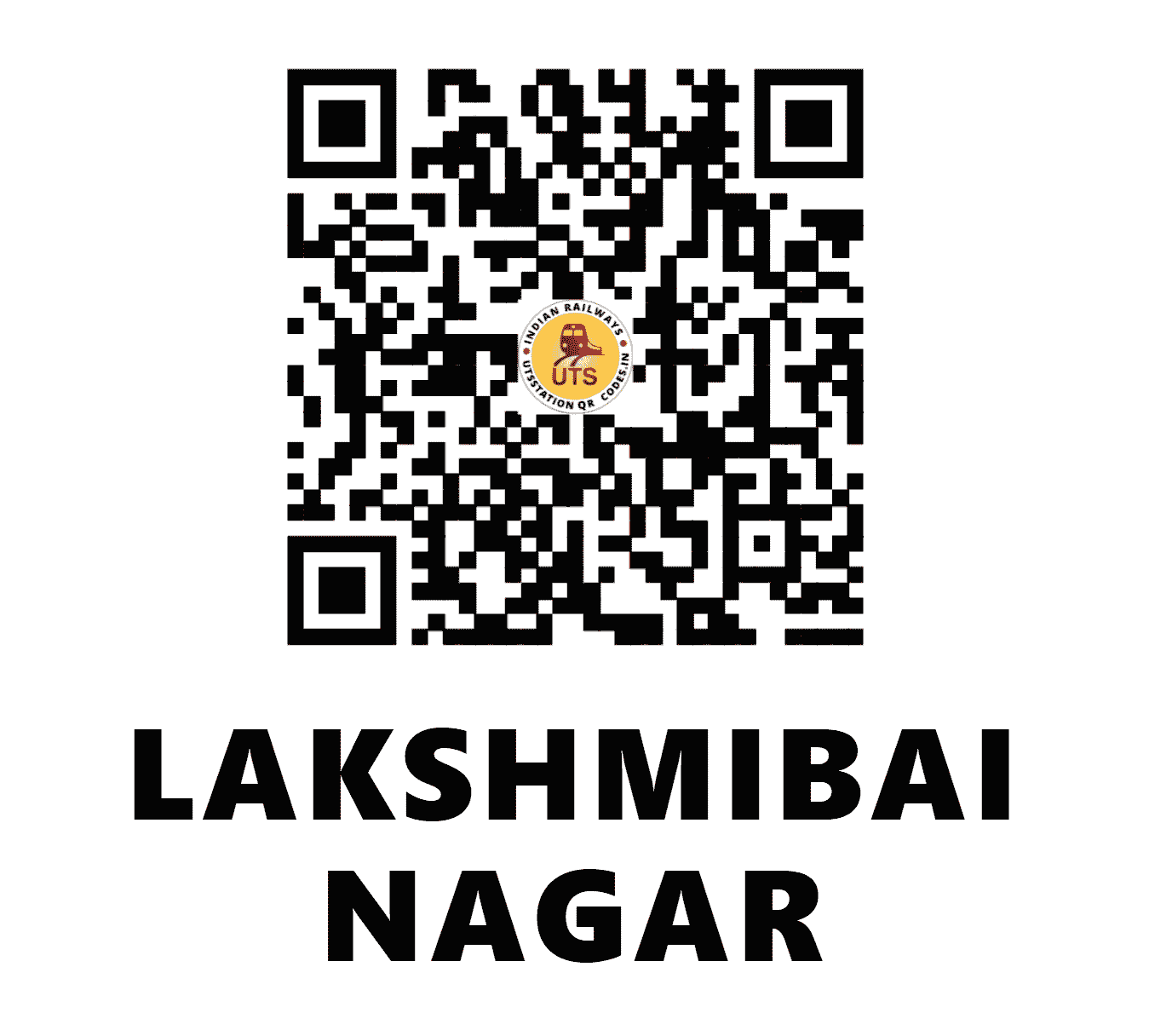 UTS QR Code for LAKSHMIBAI NAGAR - LMNR (WR - MADHYA PRADESH)